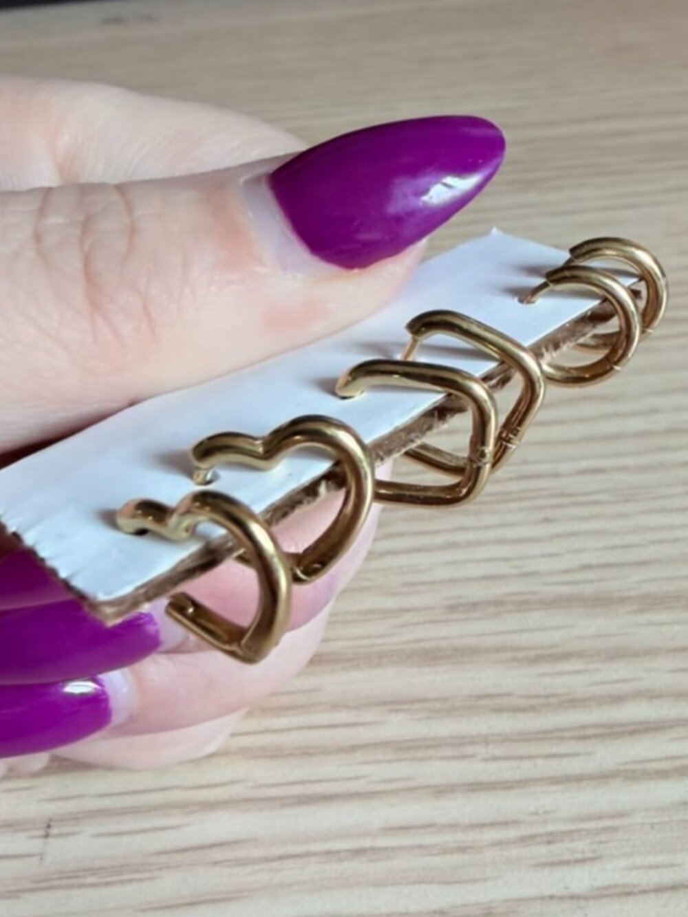 Gold Huggie Earrings (3 pairs)